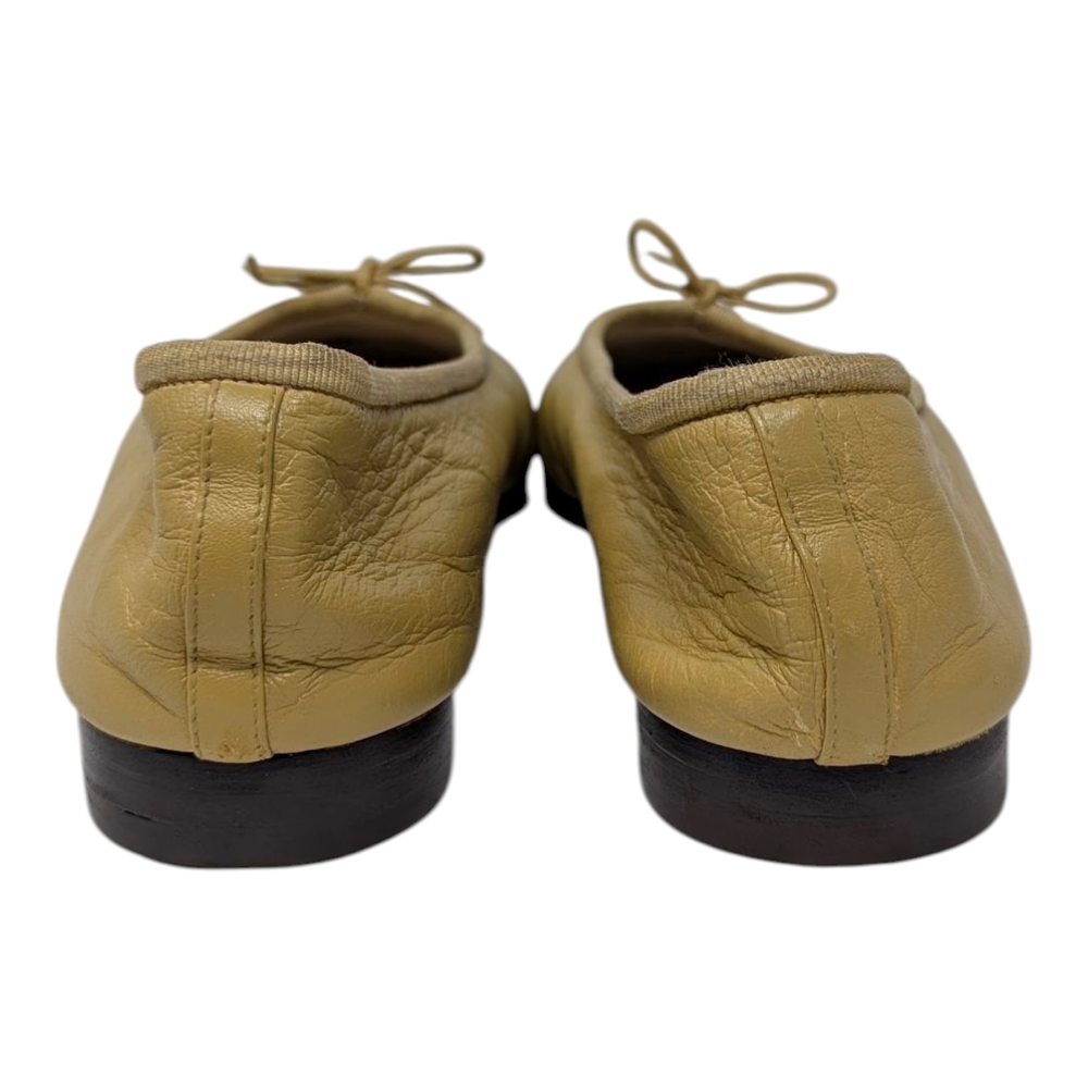 Chanel ballet flats ballerinas two tone beige black CC logo cap toe 41 - Picture 7 of 13
